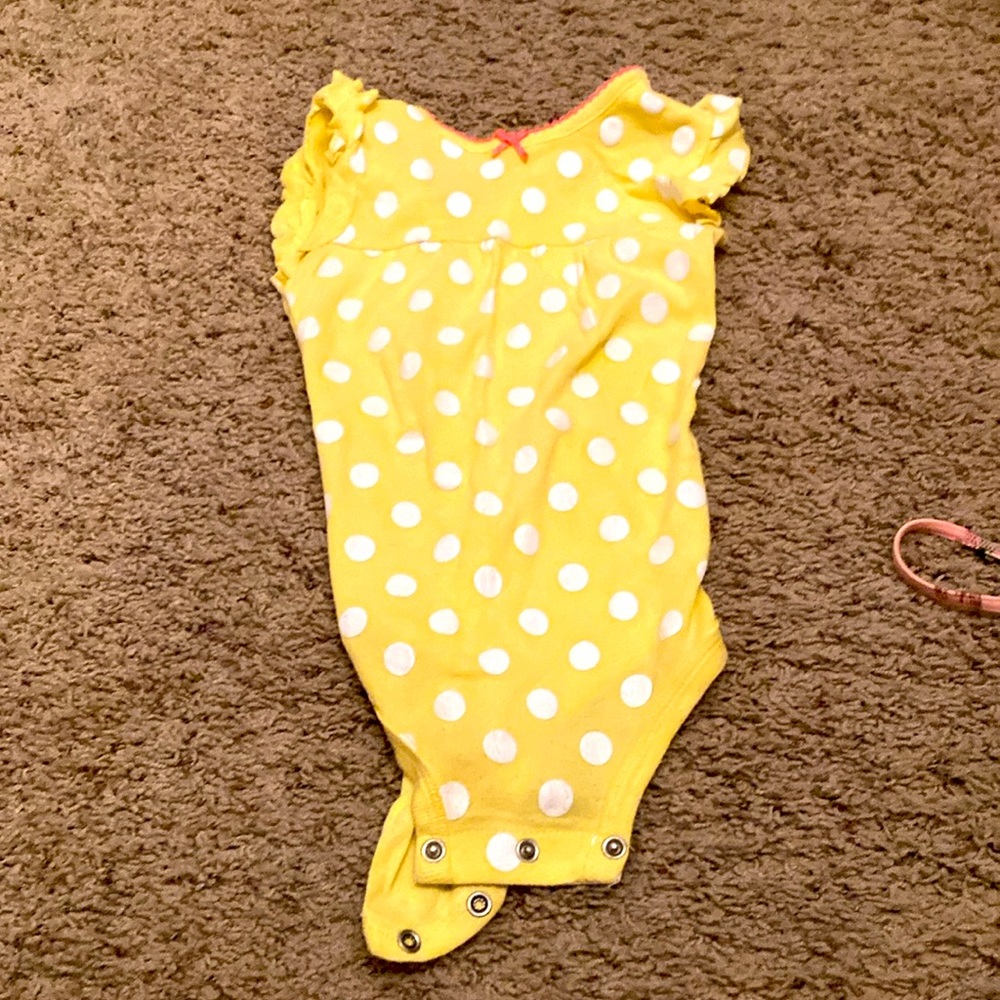 Carter’s Yellow Polka Dot Kids One Piece